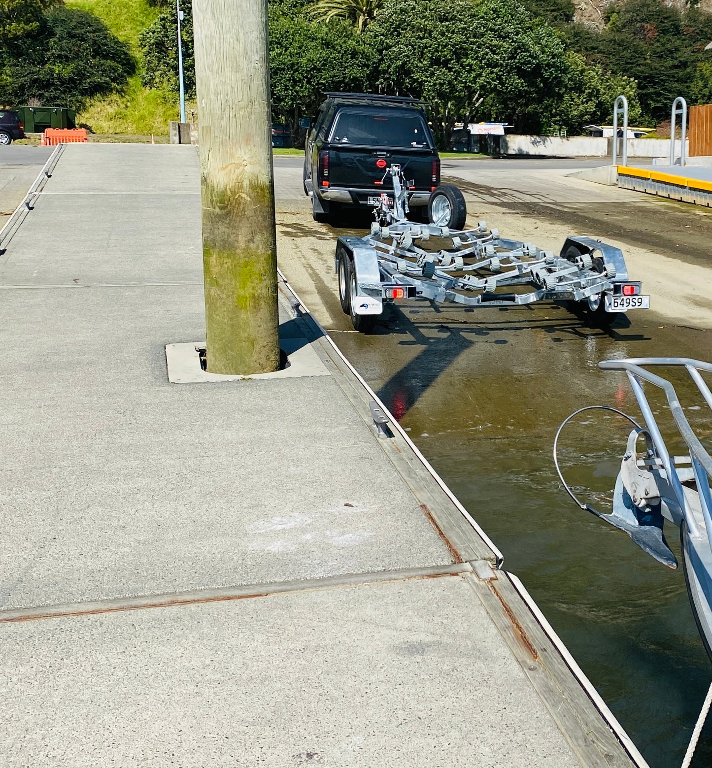 KTB745 Boat Trailer - Braked - Tandem Axle - Boat size from 7 - 7.5 metres above