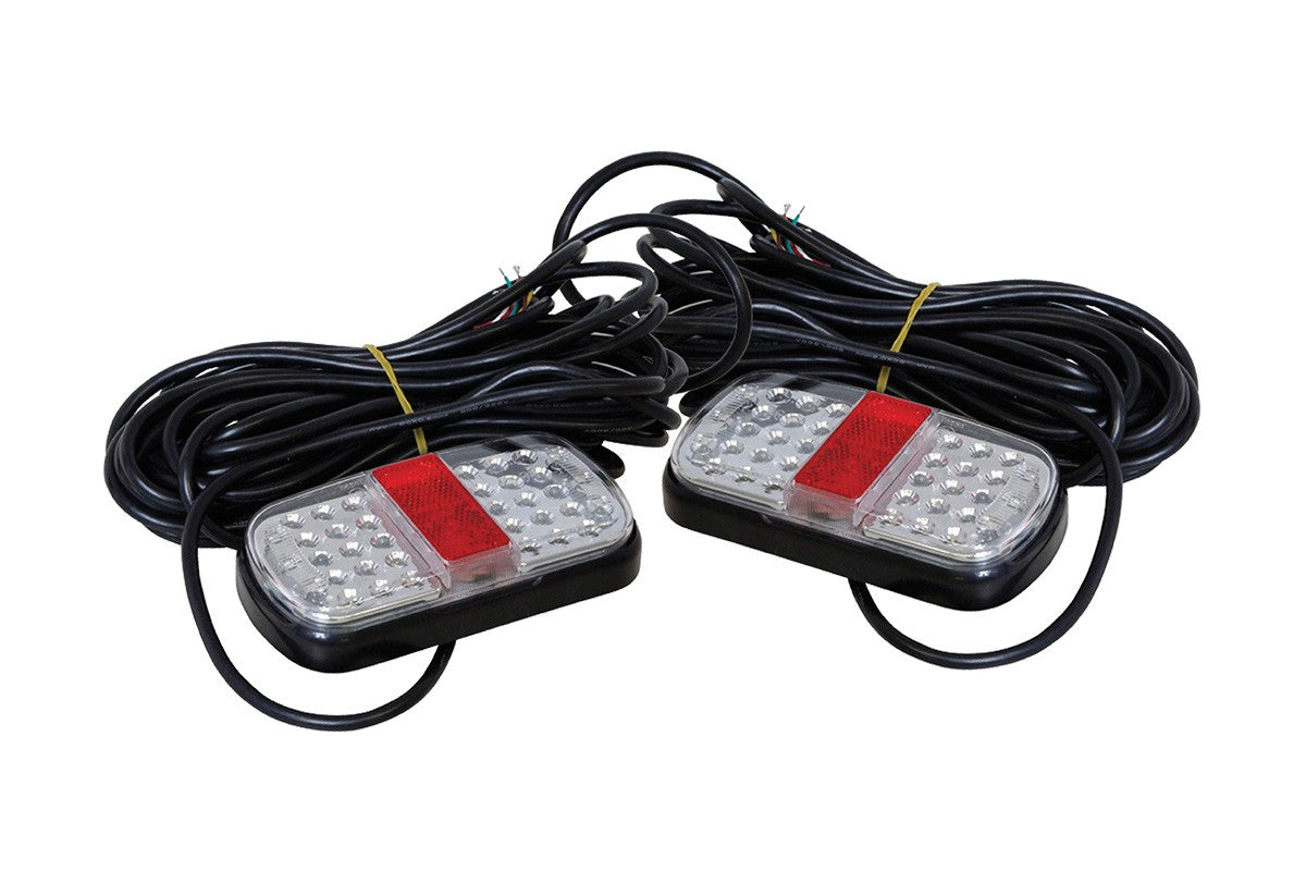 Submersible LED Tail Light Kit - 160 x 80mm - 8m lead