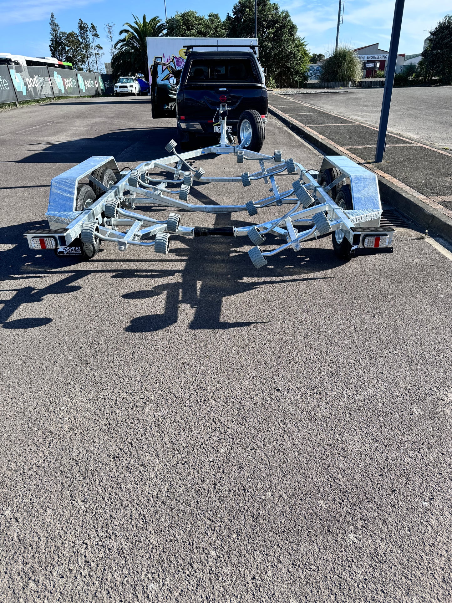 KT616 Boat Trailer - Tandem Axle - Boat size 6 - 6.5 metres