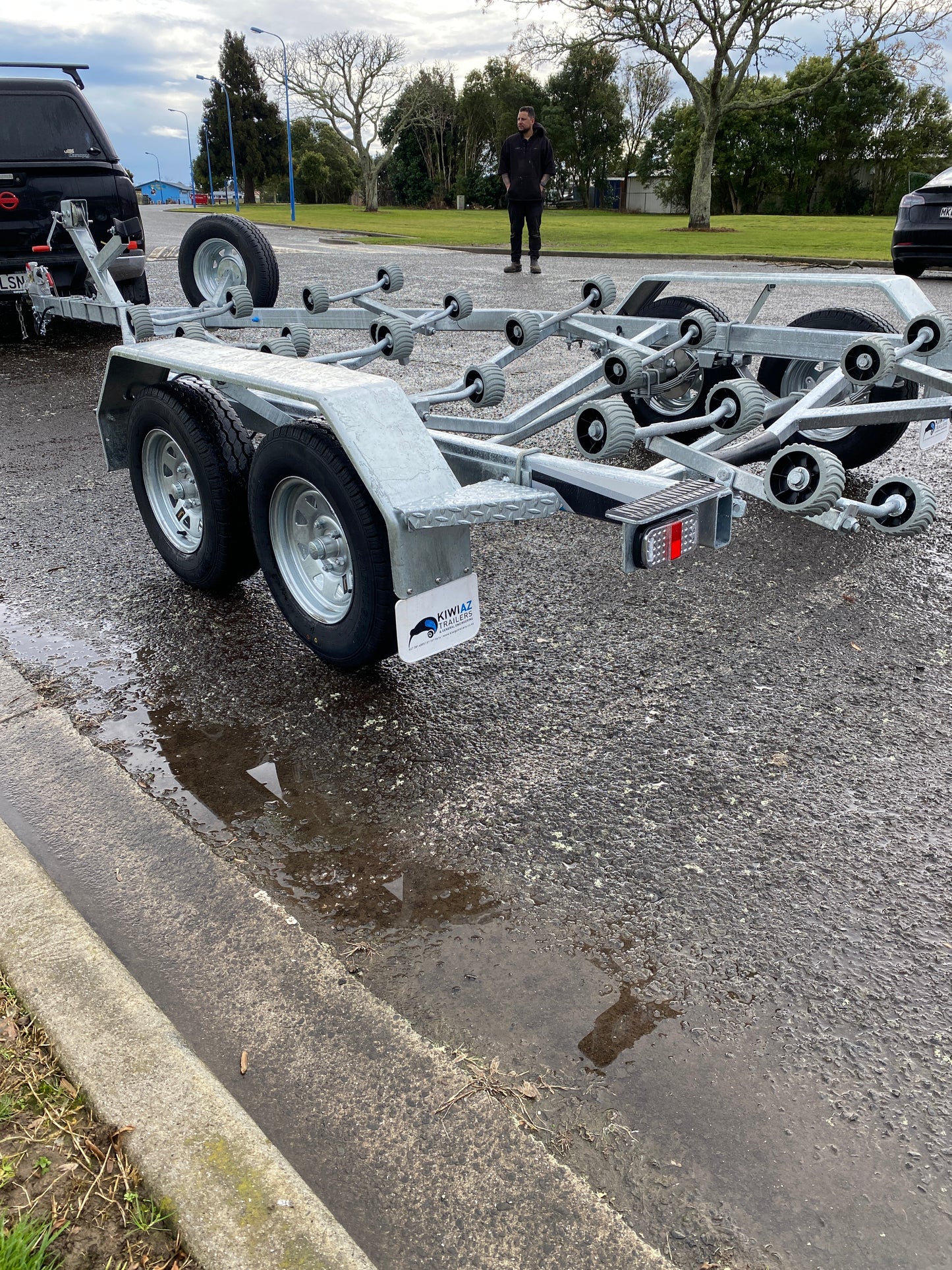KTB646 Boat Trailer - Braked - Tandem Axle - Boat size 6 - 6.5 metres