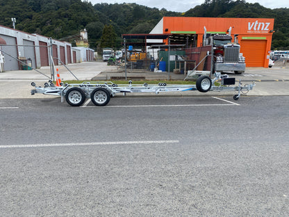KTB795 Boat Trailer - CREDO ELECTRIC BRAKES - Tandem Axle - Boat size from 7.5 - 8 metres above