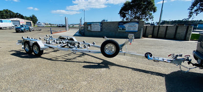KTB745 Boat Trailer - Braked - Tandem Axle - Boat size from 7 - 7.5 metres above
