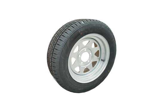 Rim/tyre 195/60 R14C 5 x 4 1/2" galvanised
